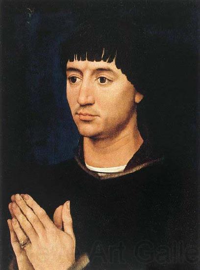 Rogier van der Weyden Portrait Diptych of Jean de Gros Germany oil painting art